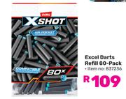 X-Shot Excel Darts Refill (80-Pack) 837236