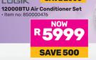 Logik 12000BTU Air Conditioner Set