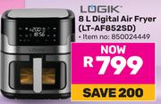 Logik 8Ltr Digital Air Fryer LT-AF852SD