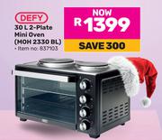 Defy 30Ltr 2-Plate Mini Oven MOH 2330BL