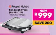 Russell Hobbs Sandwich Press RHSP-015
