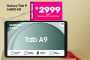 Samsung Galaxy Tab 9 64GB 4G-Each