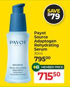 Payot Source Adaptogen Rehydrating Serum-30ml