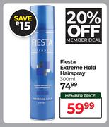 Fiesta Extreme Hold Hair Spray-300ml