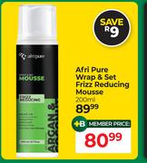 Afri Pure Wrap & Set Frizz Reducing Mousse-200ml