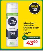 Nivea Men Sensitive Shaving Foam-200ml