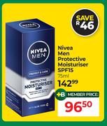 Nivea Men Protective Moisturiser SPF15-75ml
