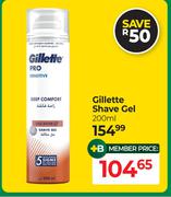 Gillette Shave Gel-200ml