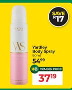 Yardley Body Spray-90ml