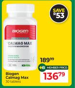 Biogen Calmag Max 30 Tablets