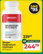 Biogen Magnesium Glycinate 60 Tab