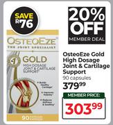 OsteoEze Gold High Dosage Joint & Cartilage Support 90 Capsules