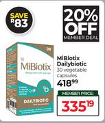 Mibiotix Dailybiotic-30 Vegetable Capsules