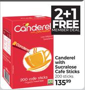 Canderel With Sucralose Cafe Sticks-200 Sticks