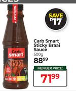 Carb Smart Sticky Braai Sauce-500g