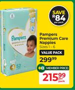 Pampers Premium Care Nappies-Per Pack