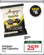 Amajoya Soft Liquorice-92g