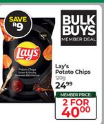 Lay's Potato Chips-For 2 x 120g