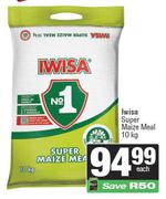 Iwisa Super Maize Meal-10Kg Each