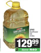Spar Sunflower Oil-4L Each