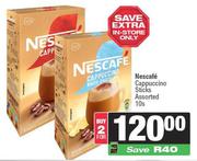 Nescafe Cappuccino Sticks Assorted-For 2 x 10s