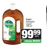 Dettol Antiseptic Liquid-750ml Each