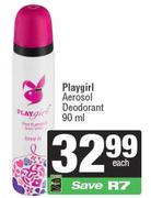 Playgirl Aerosol Deodorant-90ml Each