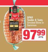 Spar Tender & Tasty Smoked Bone In Gammon-Per Kg