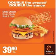 Chikka Chicken Smoky Cheeky Stack & Chips-Per Meal