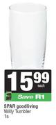 Spar Good Living Willy Tumbler-1s
