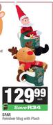 Spar Reindeer Mug With Plush-Each