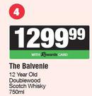The Balvenle 12 Year Old Double Wood Scotch Whisky-750ml