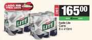 Castle Lite Cans-For 2 x 6 x 410ml