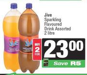 Jive Sparkling Flavoured Drink Assorted-For 2 x 2Ltr