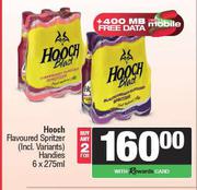 Hooch Flavoured Spritzer Handies-For 2 x 6 x 275ml