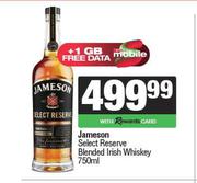 Jameson Select Reserve Blended Irish Whisky-750ml 