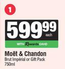 Moet & Chandon Brut Imperial Or Gift Pack-750ml