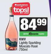 KWV Lightly Sparkling Moscato Rose-750ml