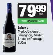 Laborie Merlot/Cabernet Sauvignon,Merlot,Shiraz Or Pinotage-750ml