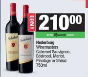 Nederburg Winemasters Cabernet Sauvignon,Edelrood,Merlot,Pinotage Or Shiraz-For 2 x 750ml