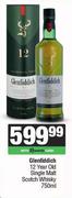 Glenfiddich 12 Year Old Single Malt Scotch Whisky-750ml