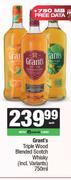 Grant's Triple Wood Blended Scotch Whisky-750ml