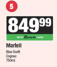 Martell Blue Swift Cognac-750ml