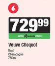 Veuve Clicquot Brut Champagne-750ml
