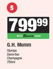 G.H.Mumm Olympe Demi Sec Champagne-750ml