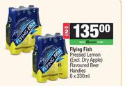 Flying Fish Pressed Lemon Flavoured Beer Handies-For 2 x 6 x 330ml