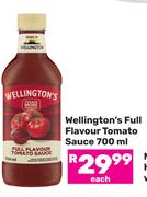 Wellington's Full Flavour Tomato Sauce-700ml