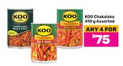 Koo Chakalaka Assorted-For Any 4 x 410gm