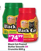 Black Cat Peanut Butter (Smooth Or Crunchie)s 800gm Each