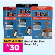 Bobtail Wet Food Pouch-For Any 4 x 85g